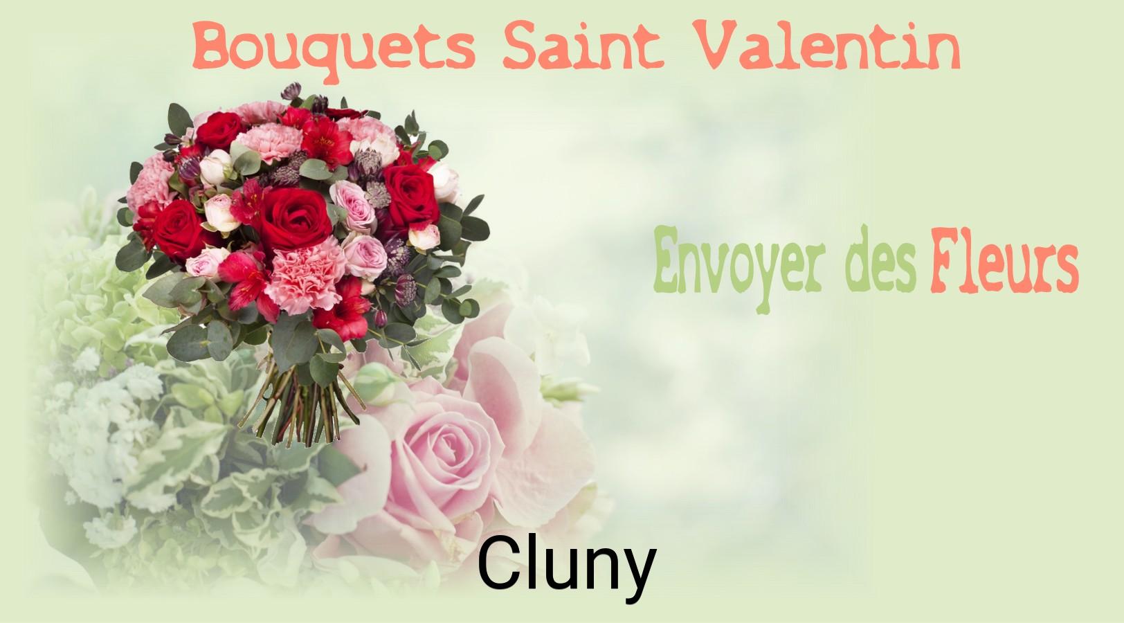 Roses de Saint-Valentin livrées à Cluny